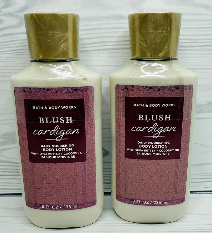 Bath & Body Works Blush Cardigan Body Lotion 8 Ounces Each Pack of 2