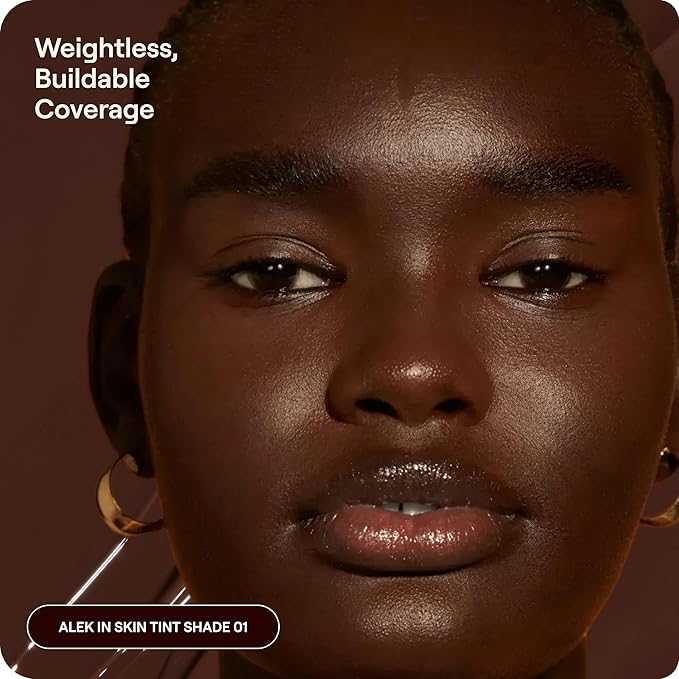 Live Tinted Hueguard Skin Tint SPF 50 - Tinted Mineral Sunscreen with Light-Medium Buildable Coverage With a Hydrating and Radiant Finish - Water and Sweat Resistant, 1.35 fl oz - Shade 01