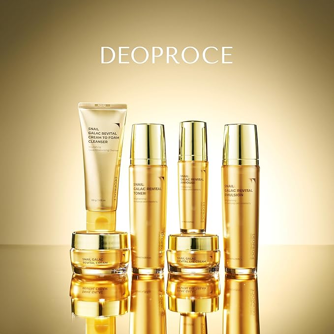 Deoproce Snail Galac Revital Toner 130ml – Korean Anti-Wrinkle & Hydrating Skin Toner