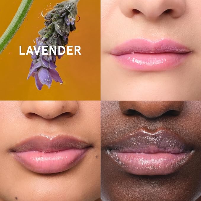 Glossier Balm Dotcom Hydrating Tinted Lip Balm - Universal Salve, Up to 12 Hour Moisture for Dry Lips, Cuticles & Skin - Lanolin, Beeswax & Castor Oil - Lavender, Lilac Tint, 15ml