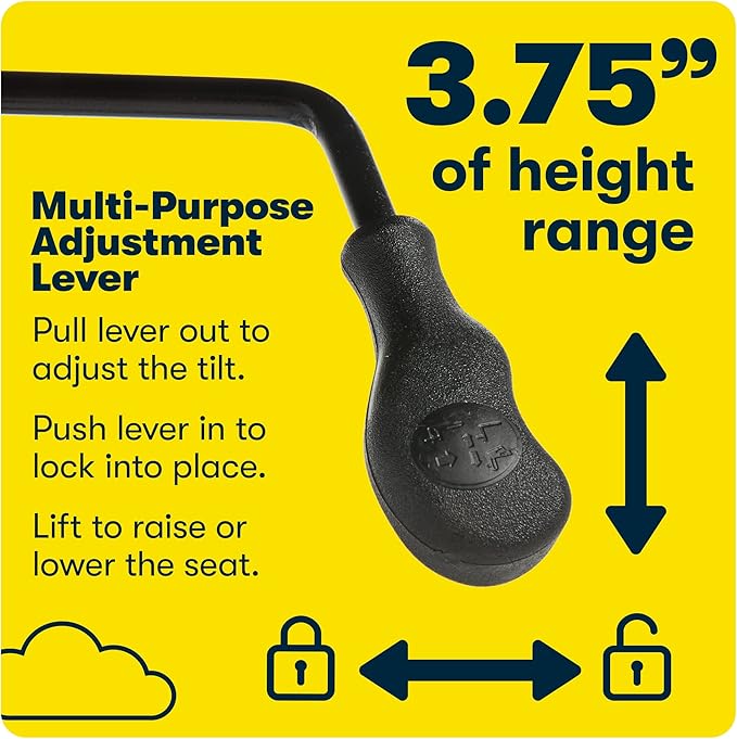 Serta Hannah Executive Home Office Desk Chair, Ergonomic Mid-Back with Lumbar Support, Firm Seat Cushion, Layered Body Pillows, Padded Armrests, Swivel Base, Easy Assembly, Bonded Leather, Black