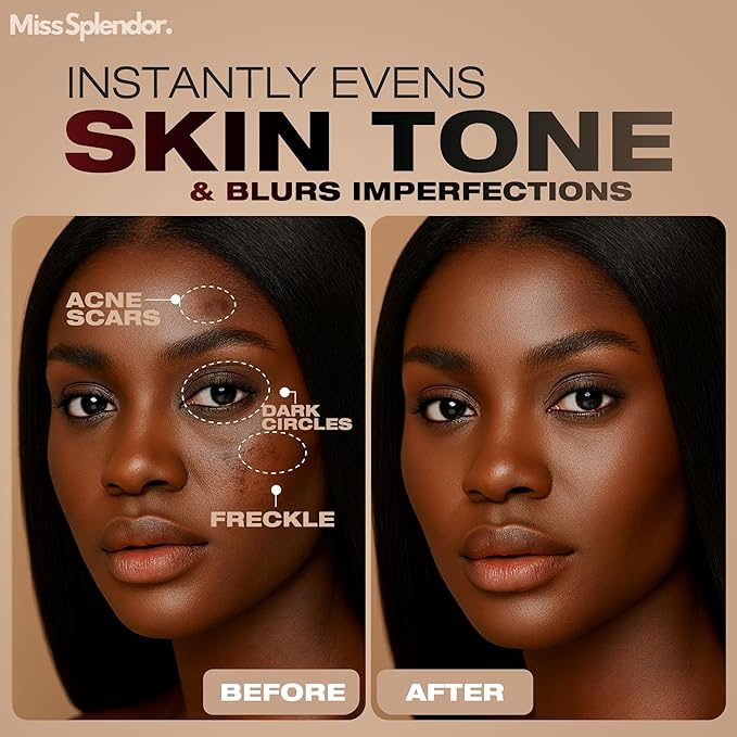 Beauty Balm Skin Tint 2 Pack (Shade 6) Serum-Boosted Stick for Black Women, Hybrid Foundation and Skincare, Sheer-to-Light Buildable Coverage