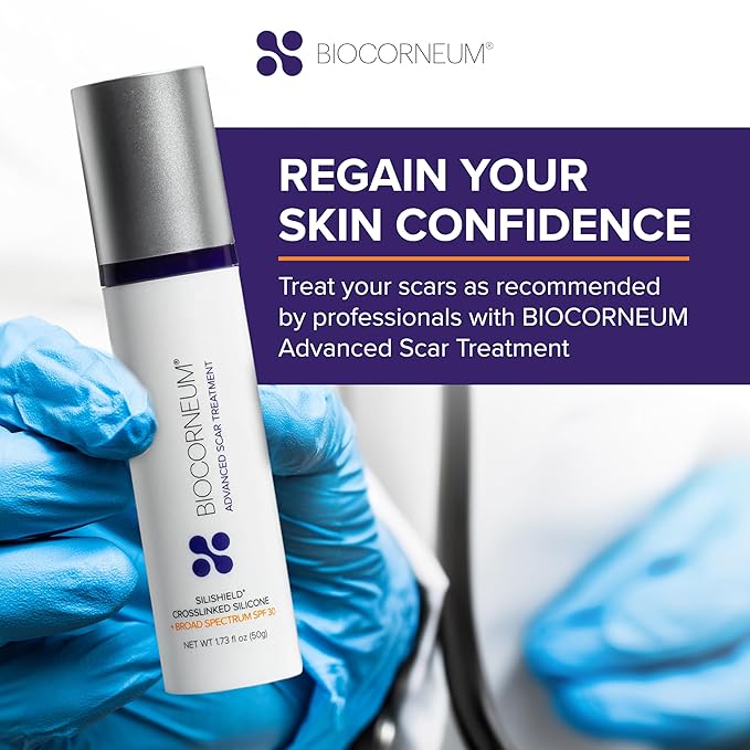 Advanced Scar Gel with Silishield® & SPF 30 50g – Silicone-Based, Water-Resistant, Fast-Drying Scar Cream for Surgical Scars, Burns & Injury – Made in USA, Safe for Kids 6+ – Surgeon Recommended