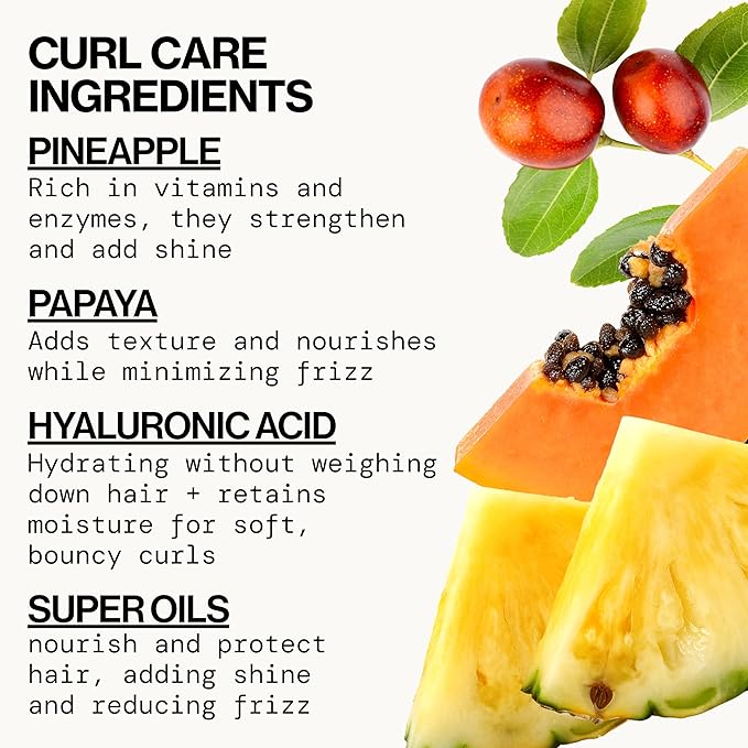 Pacifica Conditioner Curl Care Pineapple Papaya, 8 Fl Oz