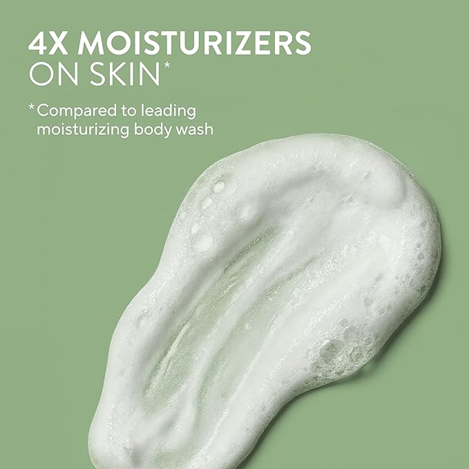 Native Moisturizing Body Wash, Lily Milk & White Sage, 24-Hour Hydration for Dry & Sensitive Skin, Made with Real Shea Butter, Sulfate & Paraben Free, 22 oz