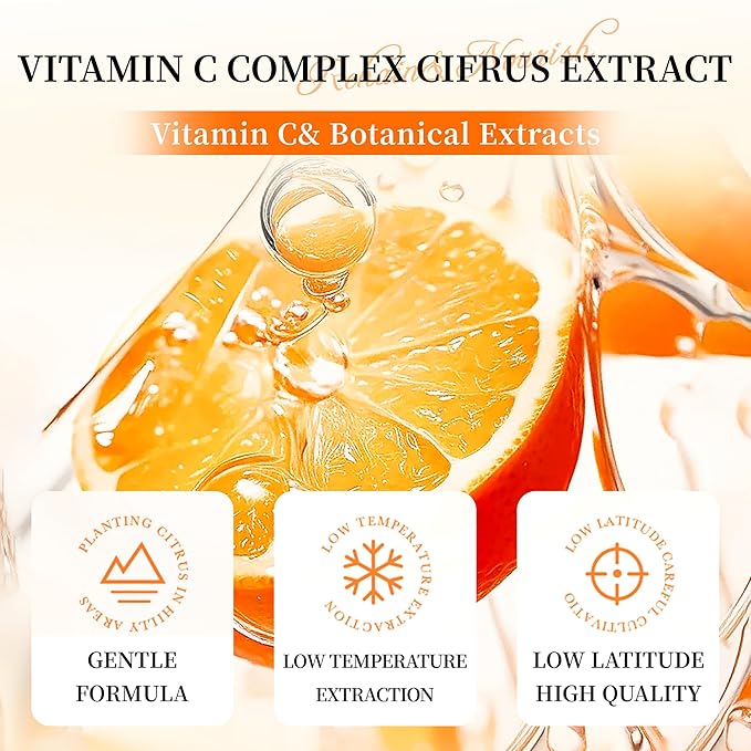 Vitamin C Facial Toner 130ml, 5X Vitamin C with Niacinamide & Hyaluronic Acid, Daily Hydrating Toner to Improve Skin Texture, Balance pH and Enhance Glow