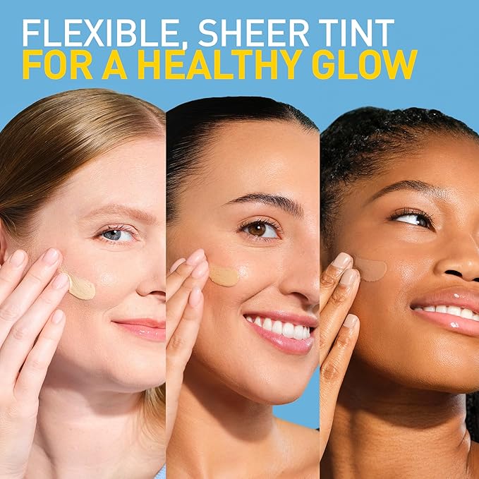 CeraVe Hydrating Mineral Sunscreen SPF 30 with Sheer Tint,Tinted Mineral Sunscreen with Zinc Oxide & Titanium Dioxide,Blends Seamlessly For Healthy Glow,Deep,1.7 Oz,(Pack of 2)