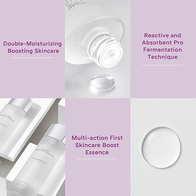 MISSHA Time Revolution The First Essence RX (4th Gen) 5.07 Fl oz/150ml, Korean Face Essence, Hydrating Facial Toner, Skin Smoothing & pH Balancing Toner for All Skin Types