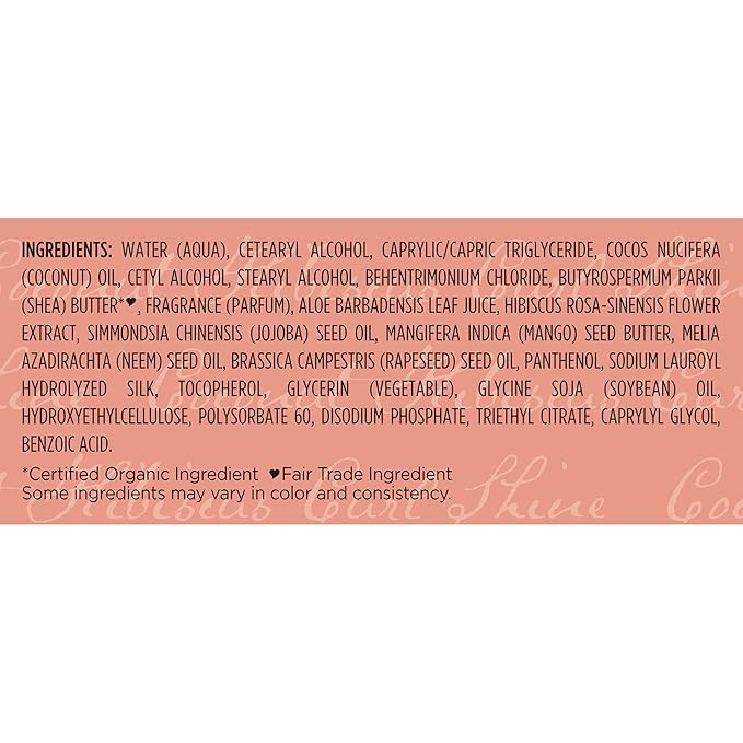 SheaMoisture Curl & Shine Conditioner Coconut & Hibiscus,for Thick,Curly Hair,to Moisturize-& Soften,24 oz,(Pack of 2)