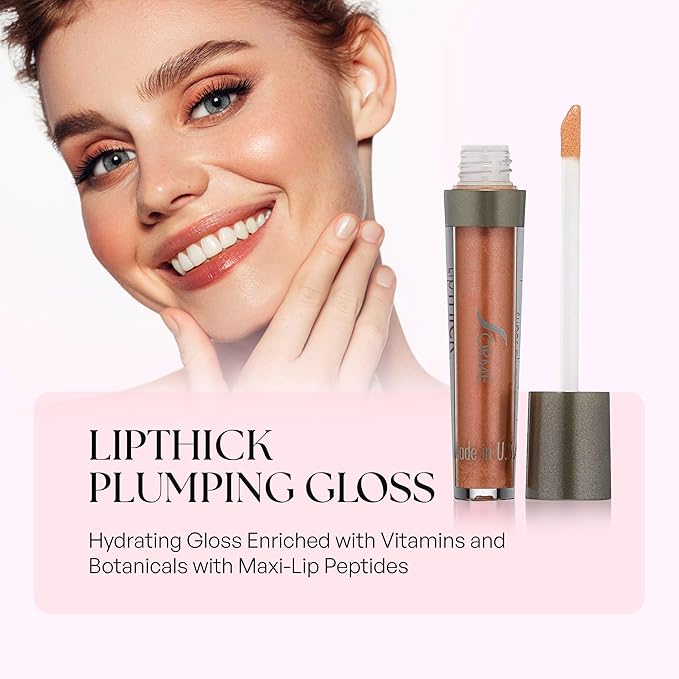 Sorme Treatment Cosmetics LipThick Gloss, Plumping for Shiny and Fuller Looking Lips with Maxi-Lip Peptides, Unveil Shade