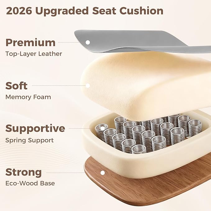 Big and Tall Office Chair, Flip Armrests for Pets & Cross Legged Sitting, Ergonomic Leather Executive Desk Chair with Foot Rest, High-Back Reclining Computer Chairs for Office Home Game - Grey