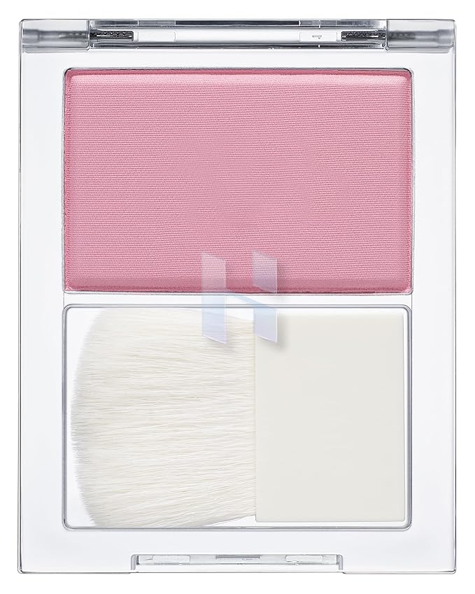 HOLIKA HOLIKA My Fave Infusing Blush 02 Rosera - Korean Face Makeup Cushiony Powder, Buildable Color with Multi-Blurring Effect - Pore Minimizing Mineral Formula, Includes Mini Brush