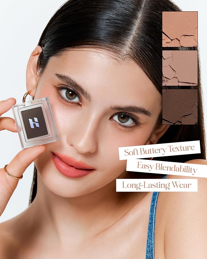 HOLIKA HOLIKA My Fave Piece Eye Shadow 69 Cold Brew - Korean Eye Makeup with Buttery Texture, Matte to Shimmer Formula, Smooth Blendable Pigmented Colors, Luxurious Finish for All-Day Wear