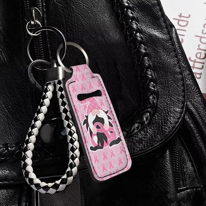 Pensura Chapstick Holder Keychain Fashion 5 Pcs Car Keychain Holder Portable Chapstick Holder Keep from Scratched and Dust