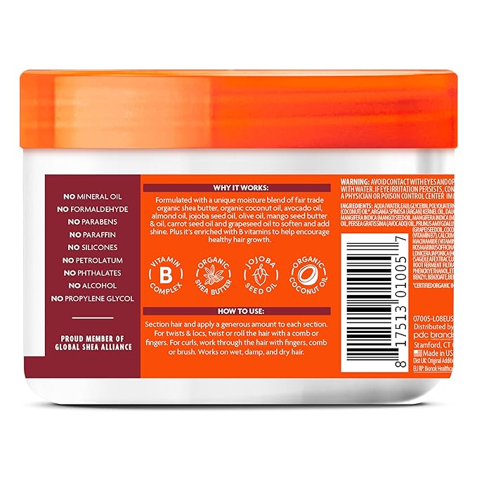 Cantu Shea Butter For Natural Hair Moisturizing Twist & Lock Gel,13 Ounce (07005-12/3EU),(Pack of 2)