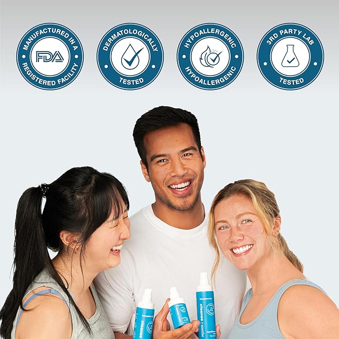 Hypochlorous Acid Spray – Dermatologist Tested HOCl Facial Cleanser for Sensitive, Acne-Prone & Irritated Skin – Soothes Redness, Eczema, Rashes & Itching – Skin Repair Spray, 2 fl oz - Honeydew Labs