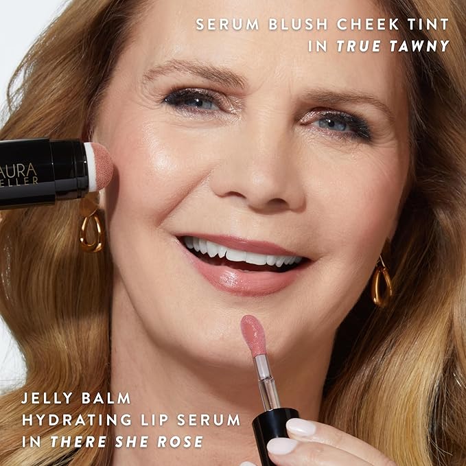 LAURA GELLER NEW YORK Jelly Balm Nourishing Lip Oil Serum | Hydrating Lip Boost Treatment Moisturizing Lip Repair | Soothe Dry Chapped Lips| Mocha Me Crazy