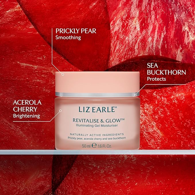 Liz Earle Glow Routine Collection - Face Wash, Skin Toner and Face Moisturizer for Brightening and Glowing Skin - Pore Minimizing Skincare Enriched with Antioxidant-Rich Botanicals (3 Count)