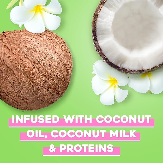 OGX Nourishing Coconut Milk Shampoo | For Strong Hair | With Coconut Oil | Egg White Protein | Sulfate-Free