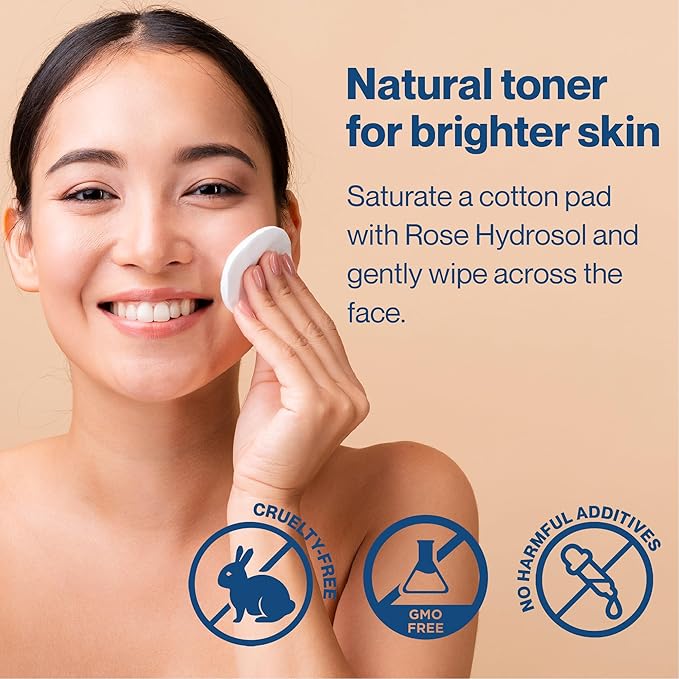 uh*Roh*Muh Pure Rose Hydrosol - 100% Natural & Pure Rose Water Hydrosol for Face & Body | Distilled Bulk Rosewater for Hair, Face and Skin - Sourced from India - 2kg