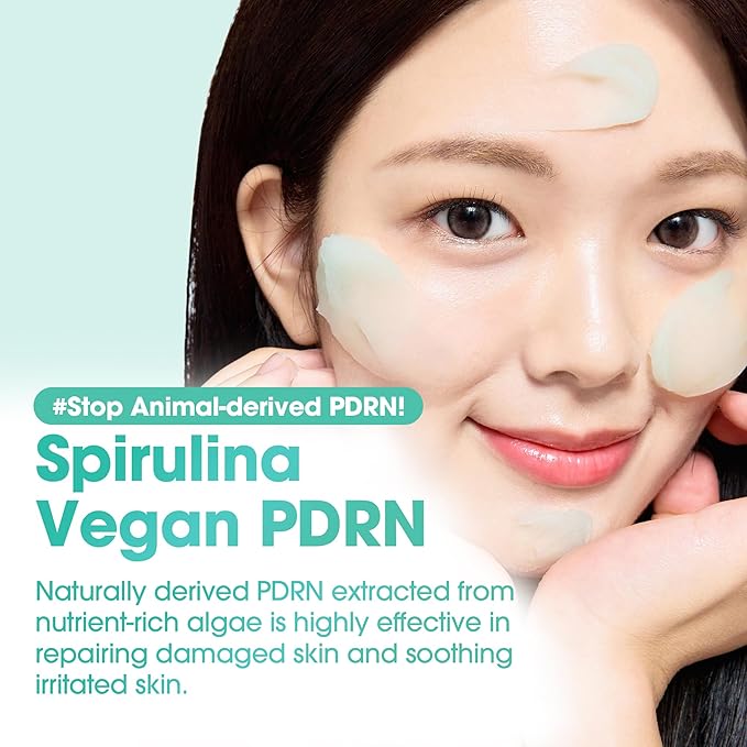SOME BY MI PDRN Spirulina Soothing Sherbet Mask – 10 Sticks – Korean Vegan Wash-Off Face Mask that Cools by 10.9°C in 10 Minutes – Revitalizes Skin with Spirulina, Seaweed & PHA – Korean Skin Care