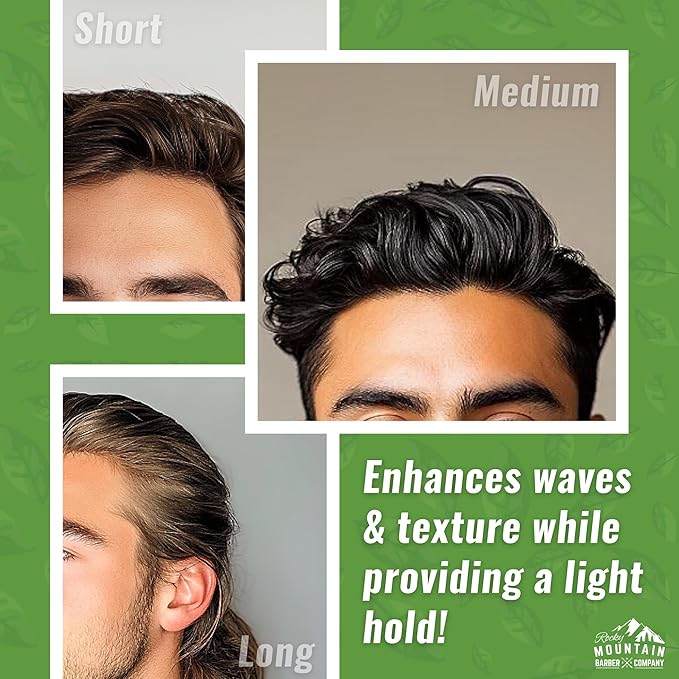 Men’s Hair Styling Cream – Style Your Hair in Seconds - Quick Styling Hair Product with a Light Reworkable Hold & Low Shine for Modern Hairstyles - No Artificial Fragrance - For All Hair Types - 8 oz | Styling, White