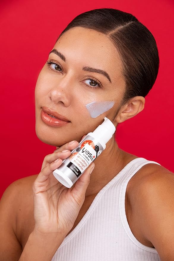 Yes To Tomatoes Daily Balancing Moisturizer & Tomatoes Detoxifying Overnight Moisturizer, Blemish Fighting Formula That Recharge Skin With Antioxidants, Natural Vegan & Cruelty Free, 1.7 Fl Oz
