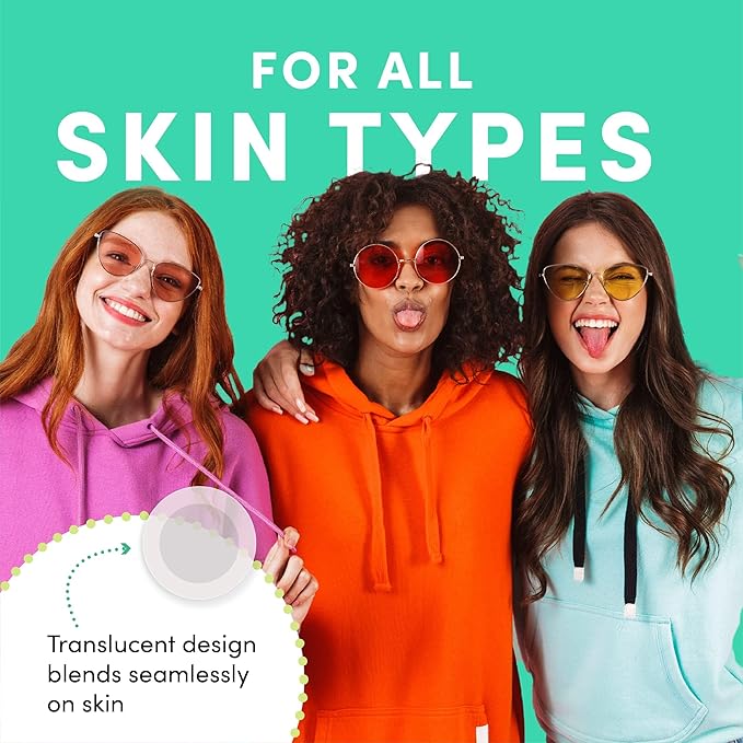 Dots for Spots Pimple Patches For Face - Fast Acting, Translucent Hydrocolloid Zit Patches that Unclog Pores Korean Skin Care - Vegan, Cruelty Free - (24 count)