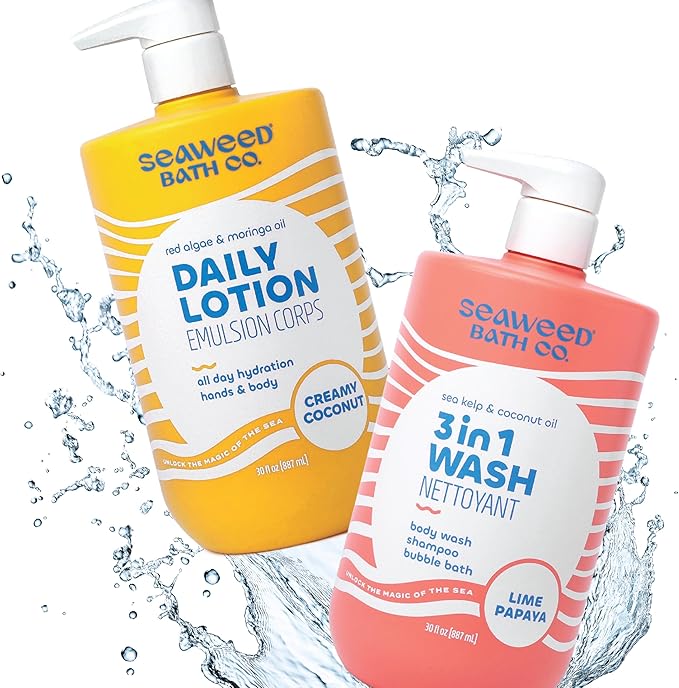 SEAWEED BATH CO Creamy Coconut 3-1 Body Wash, 30 FZ