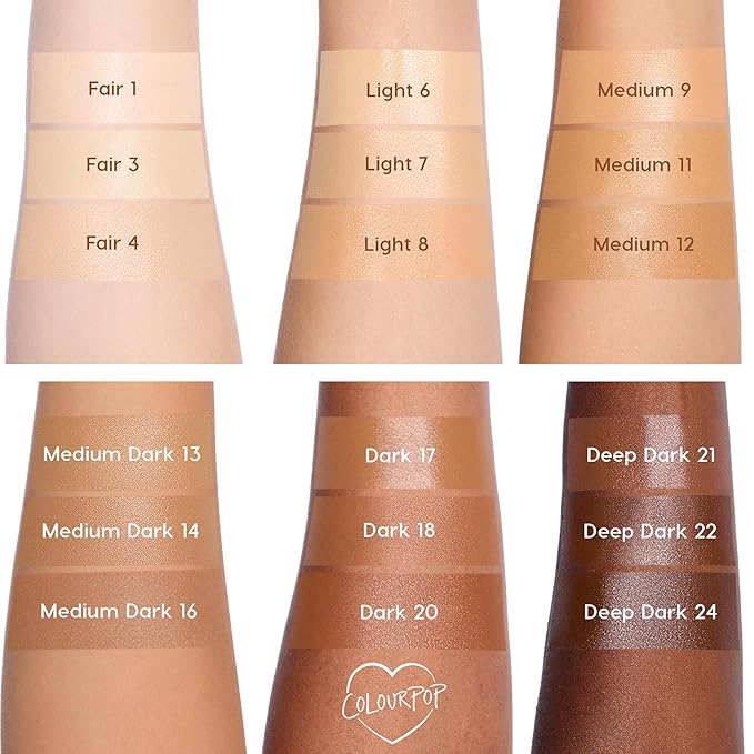 ColourPop Pretty Fresh Tinted Foundation Stick - Balm to Cream Foundation with Light to Medium Coverage - Infused with Hydrating Hyaluronic Acid, Peptides & Niacinamide - Medium Dark 13 (0.29 oz)
