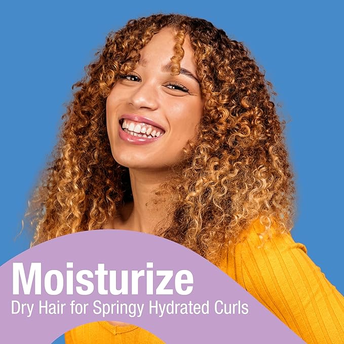 Lottabody Moisturize Me Curl and Style Milk with Coconut & Shea Oils, Lightweight Moisture-Rich Curl-Defining & Frizz-Control Styling Milk for Natural Curly, Coily & Relaxed Hair, 8 oz