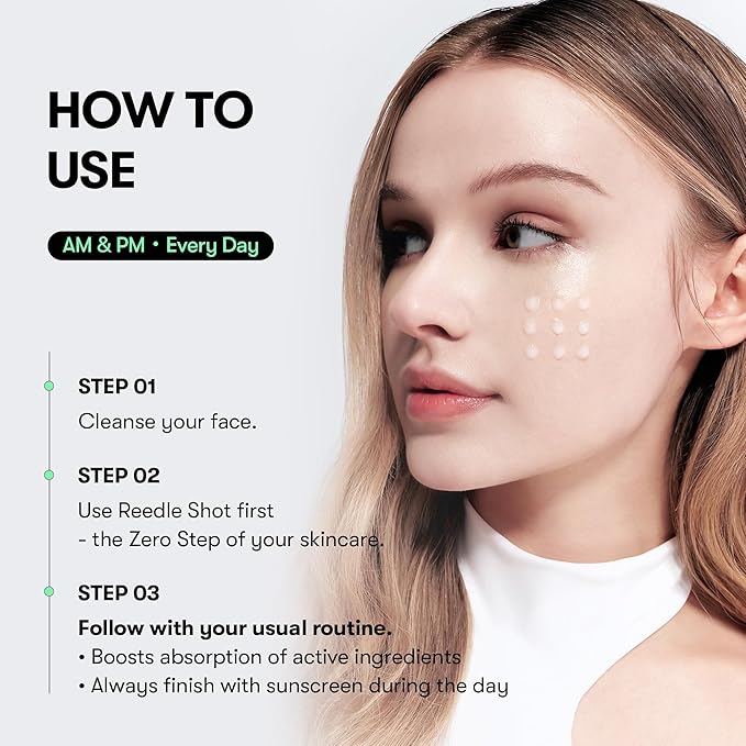 VT COSMETICS CICA Reedle Shot 50, Spicule Microneedling Serum for Pore Care & Exfoliation, Exosome, Centella Asiatica for Glass Skin, Smooth Texture, Korean Liquid Skin Booster (1.69 Fl Oz / 50ml)