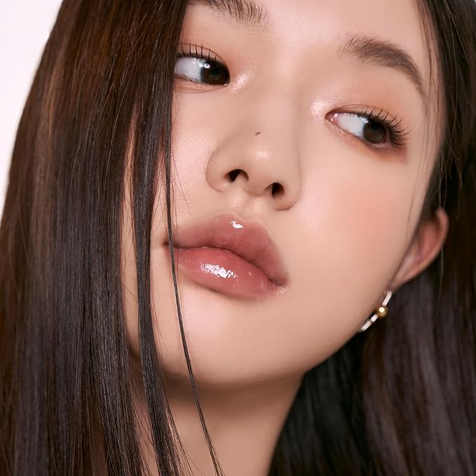 rom&nd GLASTING COLOR GLOSS 04 GRAPY WAY - K-Beauty Plumping Lip Gloss for Glassy Shine, Non-Sticky Hydration & Long-Lasting Vibrant Color | Universal Flattering Shade for All Skin Tones