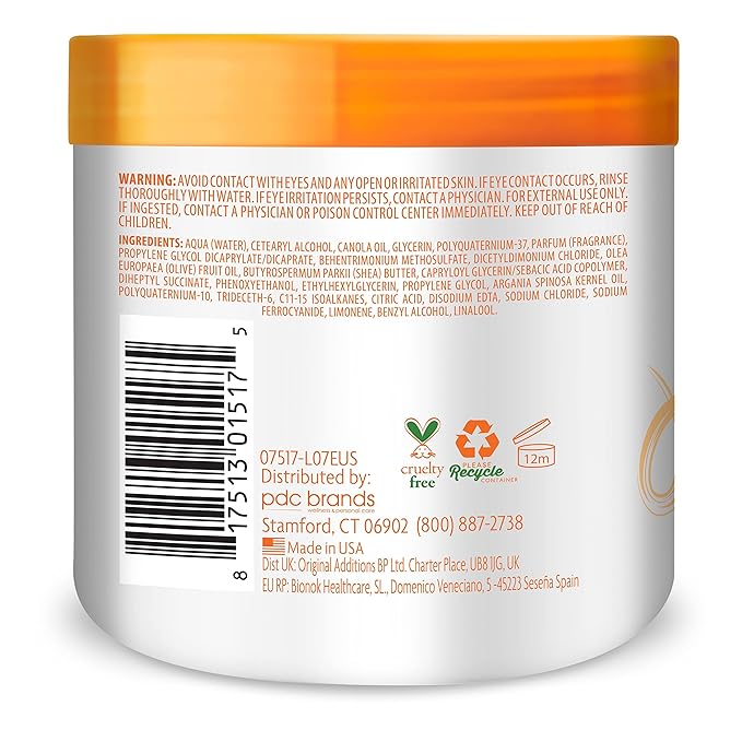 Cantu Leave-In Conditioning Repair Cream, 16 oz | Argan Oil | Pack of 2