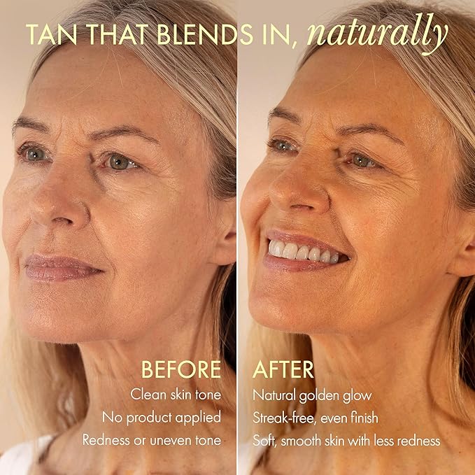 No.1 Face Tanning Drops – Fast Drying, Streak-Free Self Tanner for Face & Body - Mix with Moisturizer or Skincare - Hydrating Tan Drops & Fragrance-Free Face Tan for Sensitive Skin, 50mL