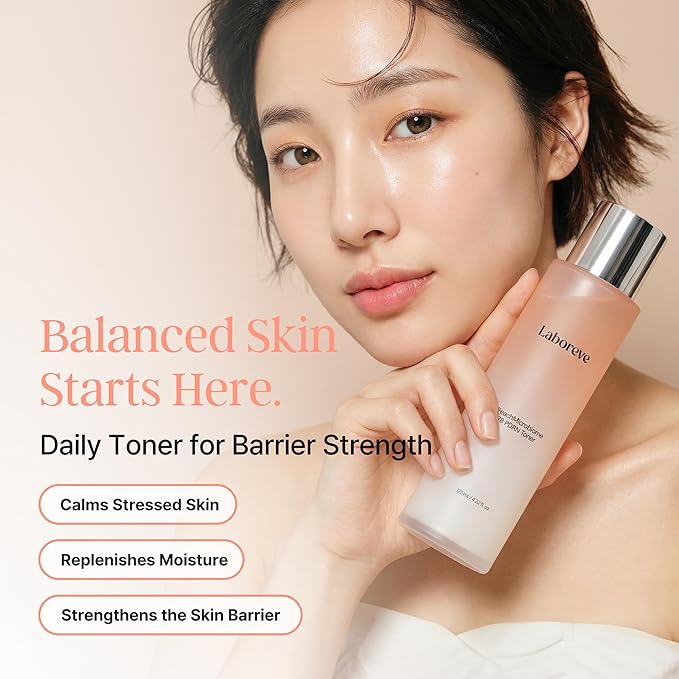 PeachMicrobiome 78 PDRN Milky Peach Toner, Niacinamide & Allantoin to Support Skin Barrier and Calm Skin – Suitable for Sensitive Skin Types, Korean Skin Care (125ml / 4.22 fl. oz.)