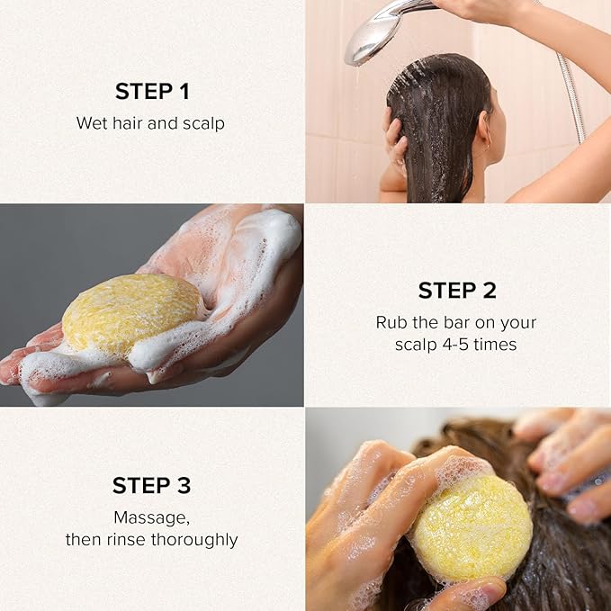 Maka Nature Rosemary Shampoo Bar for Sensitive Scalp, Gentle Solid Shampoo Bar for Balanced Scalp Care, Vegan Korean Shampoo Bar, pH Balanced Hair Care, Eco Friendly Plastic Free, 3.35 oz