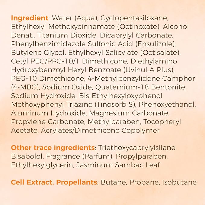 SPF 50 Sunscreen Spray For Face/Body【Lightweight】【Water Proof】【Travel Size】Reef Safe Sunscreen Spary, 5.07oz/150ml，1PC