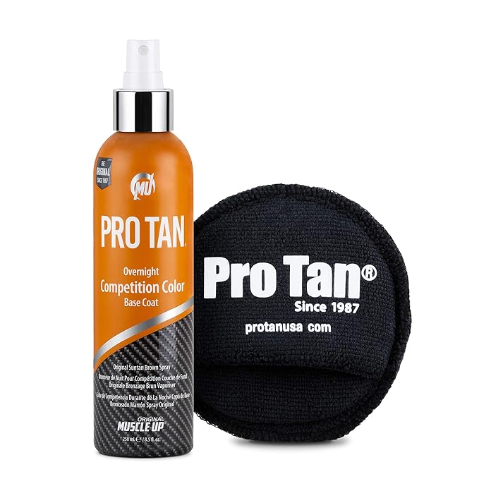 Pro Tan Overnight Competition Color, Original Suntan Brown Formula 8.5 fl oz (250 ml)