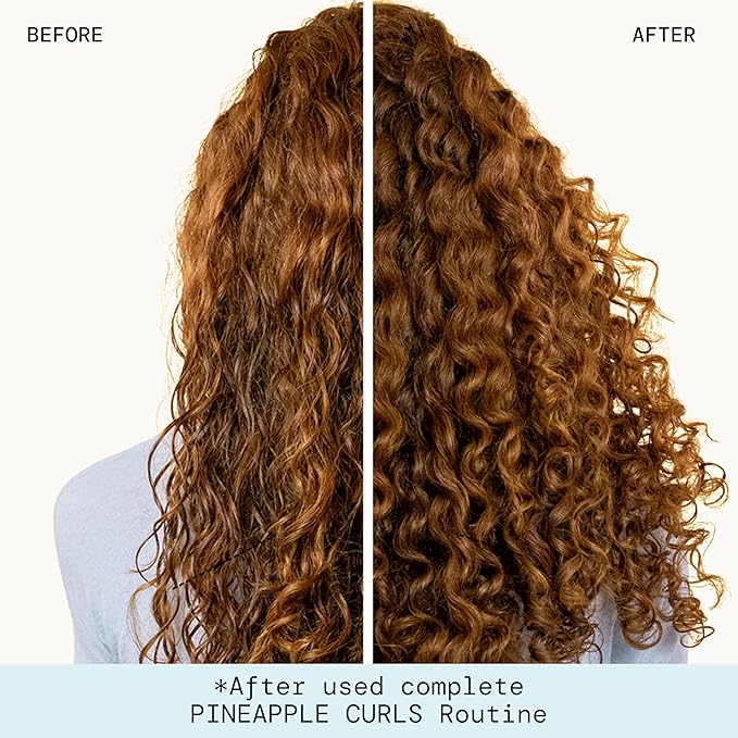 Pacifica Beauty, Pineapple Curls Defining Natural Conditioner, For Curly, Coily and Textured Hair Types, Pineapple Scent, Sulfate & Silicone Free, 100% Vegan & Cruelty Free, (Pack of 2)