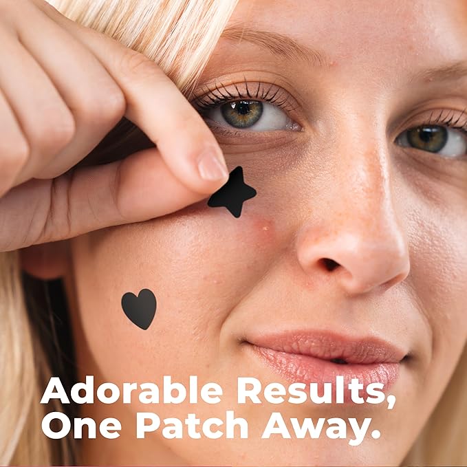 Pimple Patches for Face Cute (Moon, Star, Cats, Heart), Zit Patches Star Sticker
