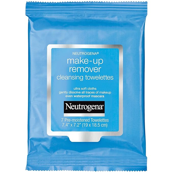 Neutrogena Make-Up Remover Cleansing Towelettes, 7 Count (Pack of 12)