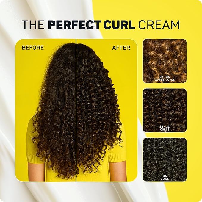 Marc Anthony Curl Defining Styling Cream for Curly Hair, Strictly Curls - Moisturizing Hair Defining Cream Softens & Detangles Coarse, Frizzy Curls with Shea Butter - Styling Product Reduces Frizz