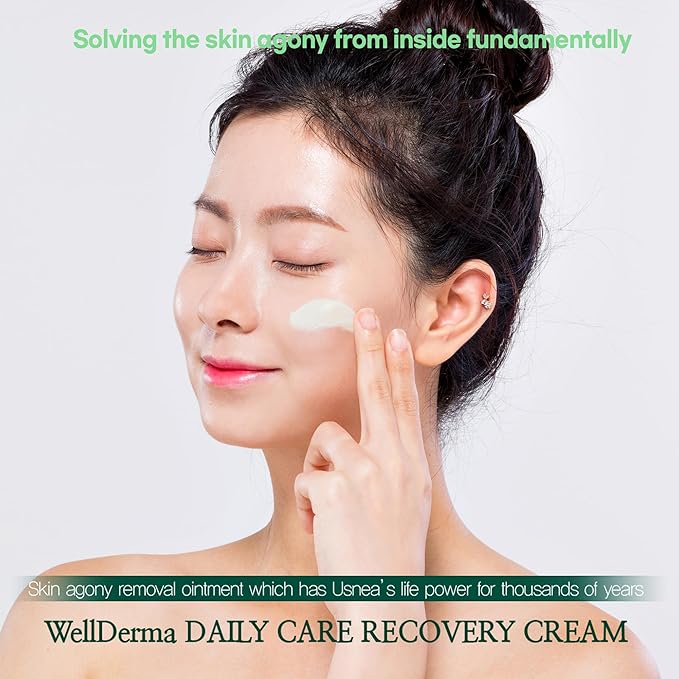 WELLDERMA Daily Care Recovery Cream, 30mL / 1.01 fl.oz – Hydrating & Calming Face Cream with Centella Asiatica, Tea Tree & Panthenol