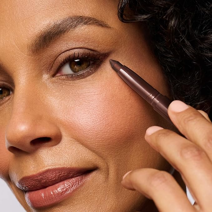 LAURA GELLER Laura’s 3 E’s Eyebrows, Eyelash & Eyeliner Kit for Mature Skin | Medium Brown | Kajal Longwear Eyeliner, Kajal Longwear Mascara & Bravo Brows Soft Pencil + Brush