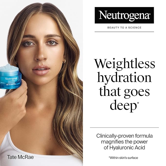 Neutrogena Hydro Boost Water Gel Face Moisturizer Refill Pod, Refill Pack-of Hyaluronic Acid Moisturizer for a Refreshing Burst of Hydration & Dewy Skin, Signature Fragrance, 1.7 oz,(Pack of 2)