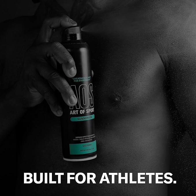 Art of Sport Sunscreen Spray, SPF 50 UVA/UVB Protection, Water Resistant, Victory Eucalyptus Scent, 7 oz, 2 pack