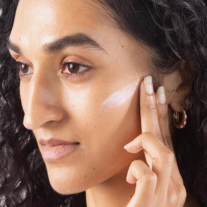 Hampton Sun SPF 45 Wrinkle Control Face Cream | Daily Moisturizer + Sunscreen | Plumps, Hydrates, Brightens with Hyaluronic Acid + Organic Cucumber Extract | Broad Spectrum | Glowy, Dewy Finish