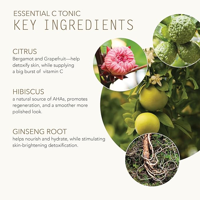 Tammy Fender - Essential C Tonic Face Toner | Natural, Organic, Cruelty Free, Non-Toxic Skincare | Refresh & Cleanse with Vitamin C | All Skin Types (6 oz | 178 g)