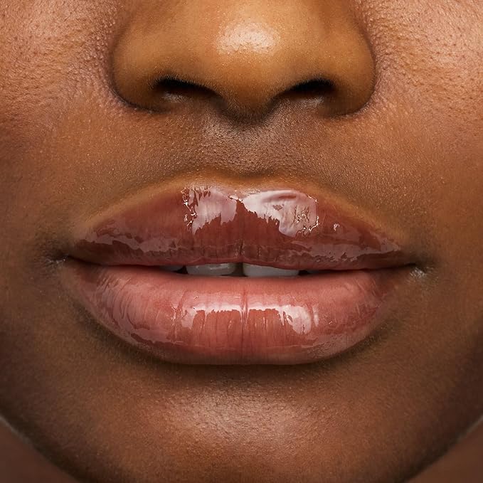 essence | Hydra Kiss Lip Oil |Intense Hydration & Glossy Finish | Infused with Hyaluronic Acid, Vitamin E & Jojoba Oil | Vegan & Cruelty Free (08 | Mocha Glow)
